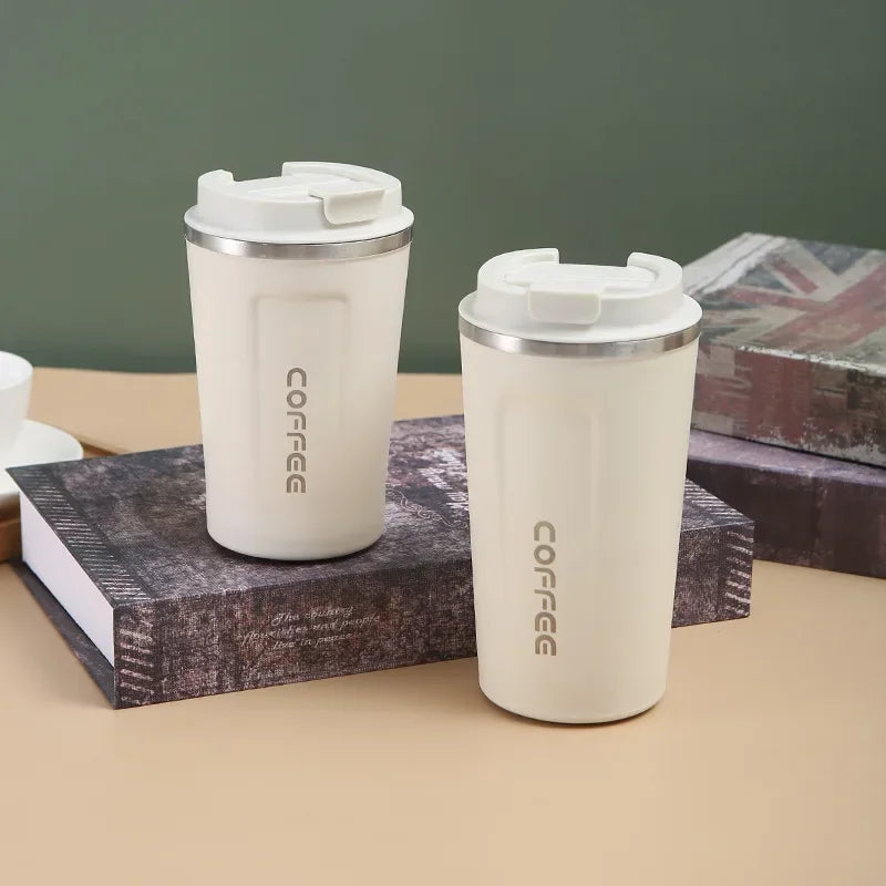 380ML/510ML Stainless Steel Thermal Mug – Leakproof Coffee & Water Bottle, Portable Travel Drinkware